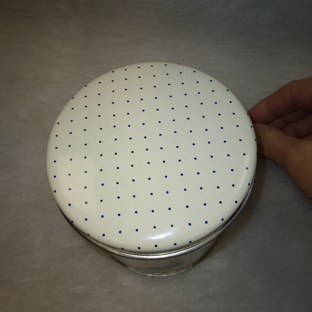 Vintage Polka Dot Goose Tin